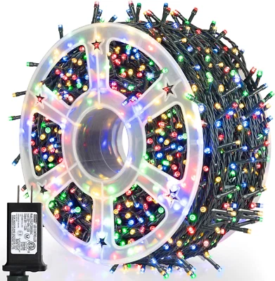 Multicolor 500LED Christmas String Lights 164ft Christmas Lights Waterproof - Image 1 of 4