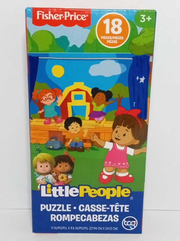 Fisher-Price Puzzle Little People Performing 18 Piece For Ages 3+ - Image 1 of 4