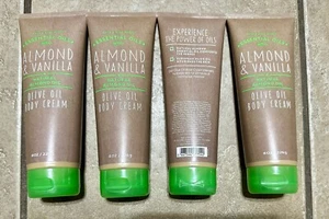 Bath Body Works Essential Oils Almond Vanilla Cream Lot 4 olive retired - Picture 1 of 1