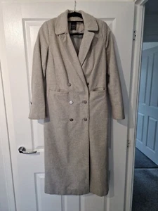 Longline grey women coat from Primark - Picture 1 of 2