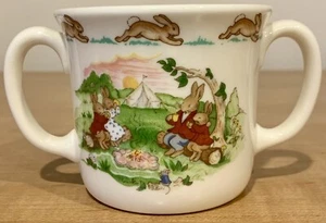 Royal Doulton Bunnykins Double-Handled Child's Mug English Fine Bone China - Picture 1 of 3