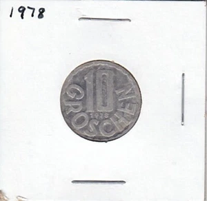 1978 Austria 10 Groschen Coin - Picture 1 of 2