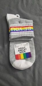 Calcetines de tobillera Rainbow Be You para adultos 1 par S/M 4-10 nuevo accesorio de regalo moda - Imagen 1 de 3