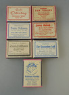 Konvolut 7 Streichholzschachteln Gasthäuser um/ab 1950 (57109)
