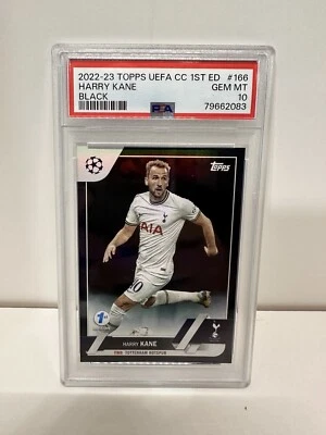 2022-23 Topps UEFA Club Competitions 1st Edition Harry Kane 6/10 #166 PSA 10 - Image 1 of 2