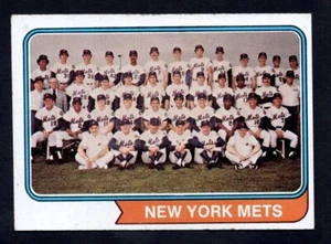1974 Topps Baseball Card #56 New York Mets Team TC EX+ *ab - Picture 1 of 2