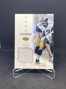 2001 Upper Deck Pros & Prospects Game Jersey Kurt Warner #KW-J HOF