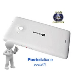 SCOCCA COVER COPRIBATTERIA Per Nokia LUMIA 535 BIANCO WHITE - Foto 1 di 1