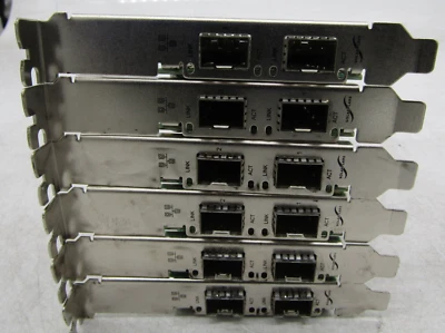 LOT OF 11 SolarFlare S6102 SFN5122F Dual Port 10Gbe PCIe Adapter - Image 1 of 4
