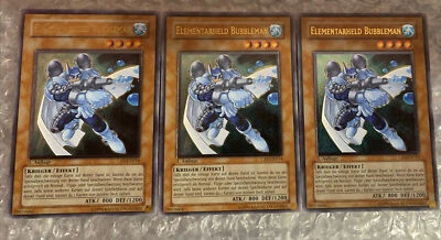 GERMAN PLAYSET Elemental Hero Bubbleman Ultimate Rare 1st Edition CRV-EN014 - Image 1 of 4
