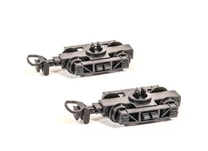 009 L&B Wagon Bogie & Wheels (1 par) - Peco GR-106 - Imagen 1 de 1