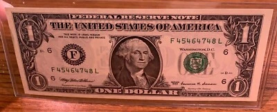 Банкнота 45-46-47-48 $1 1999 причудливая лестница  - Изображение 1 из 2