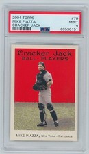 2004 Topps Cracker Jack - MIKE PIAZZA #70 - PSA 9 MINT (pop 3)