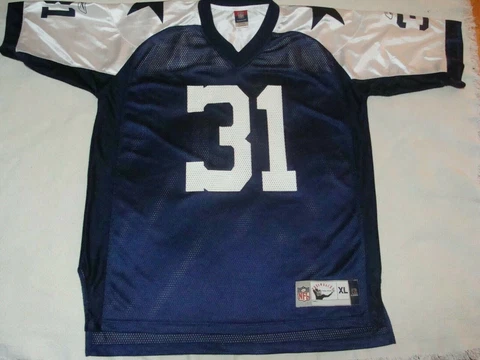 REEBOK NFL DALLAS COWBOYS ROY WILLIAMS BLUE (SAFETY) THROWBACK JERSEY SIZE XL Cover