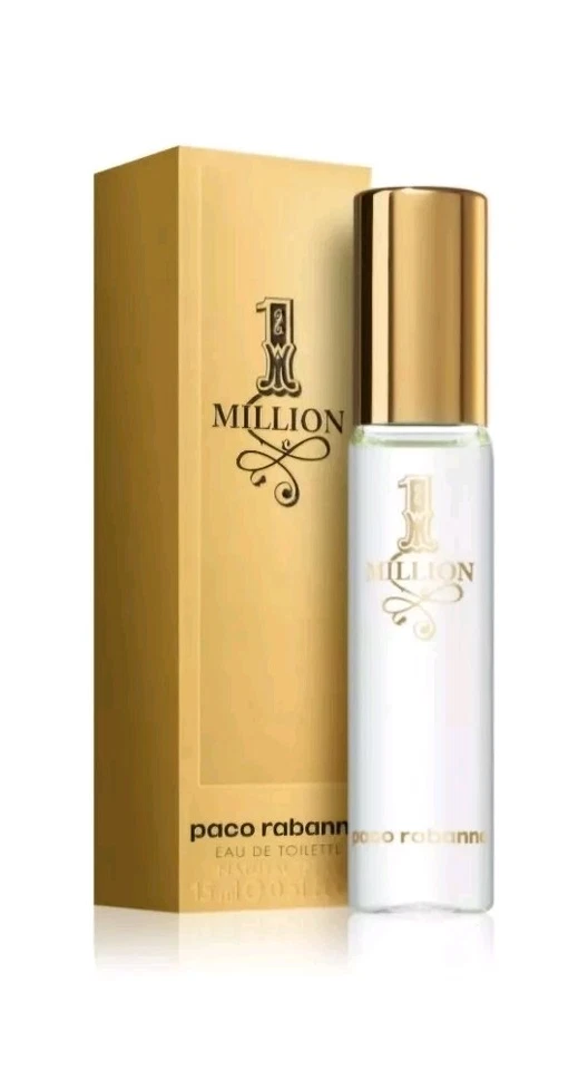 Paco Rabanne 1 Million Eau de Toilette EDT 15ml Travel Spray for Him One For Men