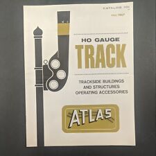 Vintage Atlas HO Gauge Paper Catalog 1967 Model Train Railroading Brochure Track