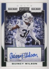 2017 Panini Playoff Signatures Hail Mary Quincy Wilson #RS-QW Rookie Auto RC