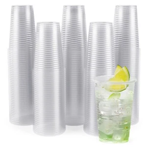 SHEFA Clear Cups Reusable High Quality for Parties 7oz, 180ml-100-1000-3000 pcs - Picture 1 of 8