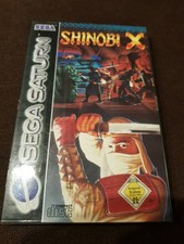 Sega Saturn Game SHINOBI X Boxed Good Condition