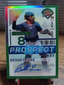 Edición Panini Prospect 2024 - Bennett Lee #52 Green Prizm Signatures (AU, RC) - Imagen 1 de 2