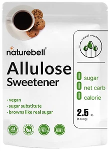 Allulose Sweetener, 2.5 Lbs - Keto, Vegan, 0 Calorie, Sugar-Free, For Baking - Picture 1 of 7