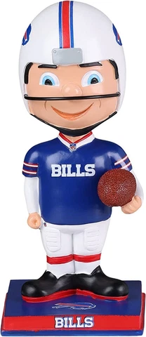 Buffalo Bills Vintage Retro Player Classic Bobblehead Brand New In Box Cover