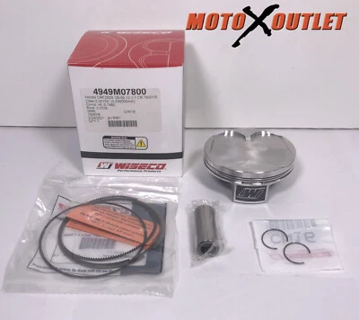 Honda CRF250R Piston Kit 250 R 2008-2009 Wiseco 4949M07800 Rings Pins Clips - Image 1 of 2