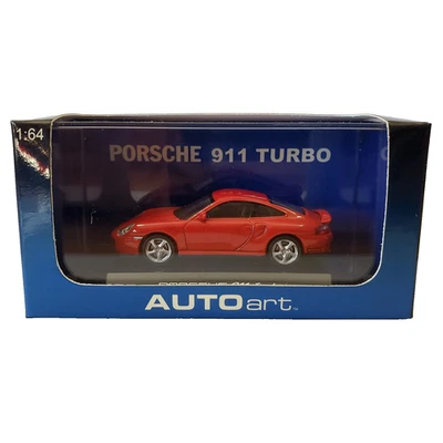 Auto Art Porsche 911 Turbo Diecast 1:64 rojo Foto 1 de 4