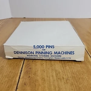 NOS 5000 VTG Pins For Dennison Pinning Machine made in USA in roll in box Sewing - Picture 1 of 2