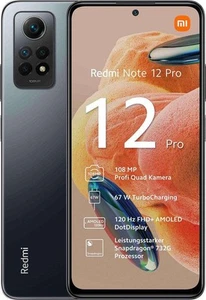 Smartfon Xiaomi Redmi Note 12 Pro 4G 8GB / 256GB w kolorze grafitowym szarym - Zdjęcie 1 z 2