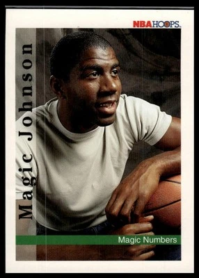 1992-93 Hoops #331 Magic Johnson - Image 1 of 2