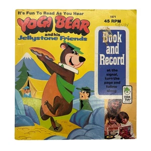 Yogi Bear and His Jellystone Friends 1971 Peter Pan Record Book and Record 24 Pg - Bild 1 von 3