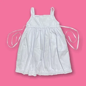 Royal Kidz White Sundress Ruffle Trim size 4 - Picture 1 of 7
