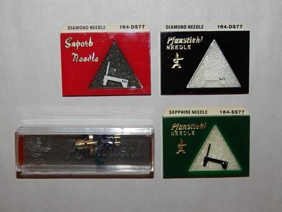 NOS Pfanstiehl P-152 Cartridge 164-ds77 diamond stylus needle Astatic 133 more - Image 1 of 4