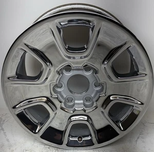2014-2018 GMC Sierra 2000-2018 Yukon 18” OEM Chrome Wheel Part #5648 - Picture 1 of 7