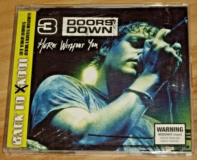 3 DOORS DOWN *OZ 1st Press CD SINGLE ' HERE WITHOUT YOU ' 2004 VGC - Image 1 of 3