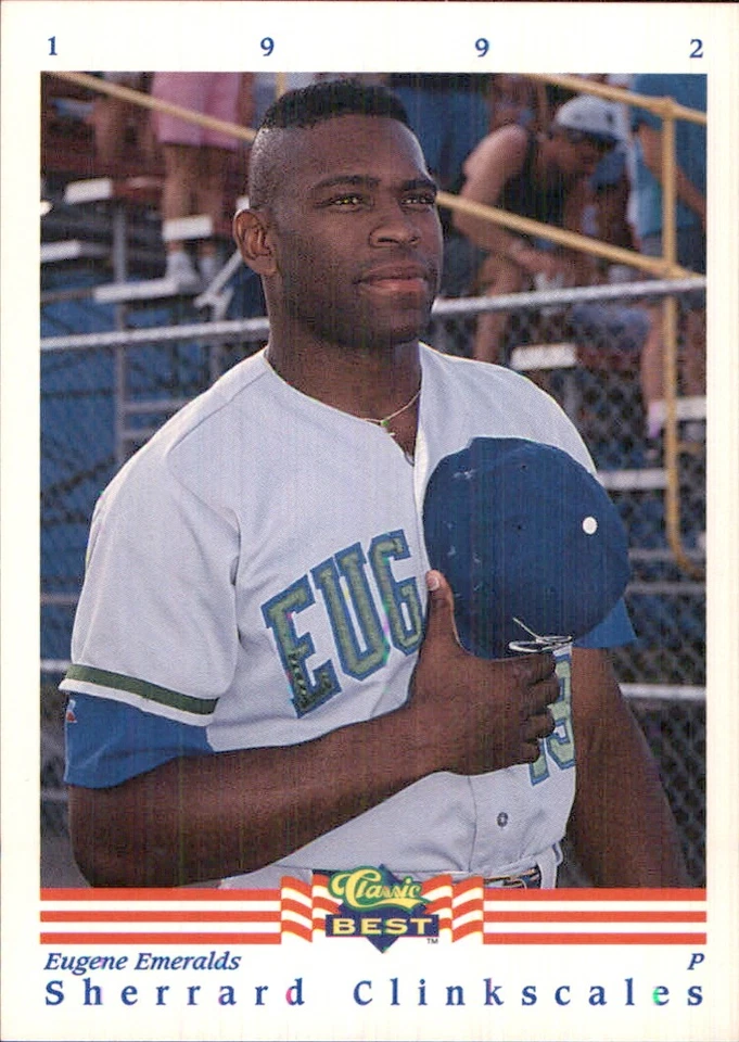 Sherard Clinkscales 1992 Classic Best #414 RC Eugene Emeralds AutographDen - Image 1 of 2