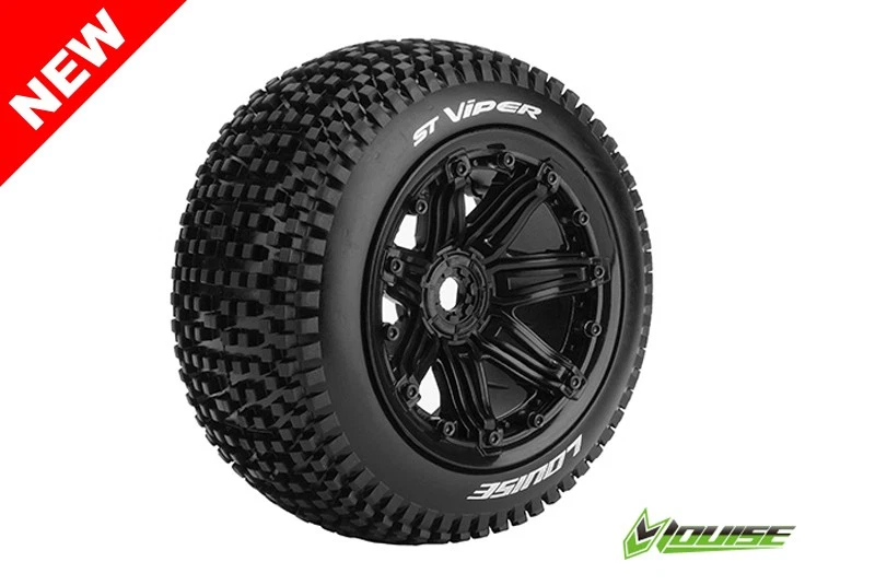 Louise ST-VIPER Sport-Compound Reifen + Felge (2) TRX, ARRMA, HPI, 1/8 Truggy - Bild 1 von 1