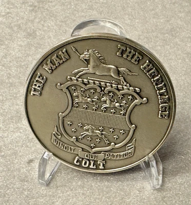 Colt Firearms Stirling Silver Medallion Serial Number 12 Of 500 - Image 1 of 4