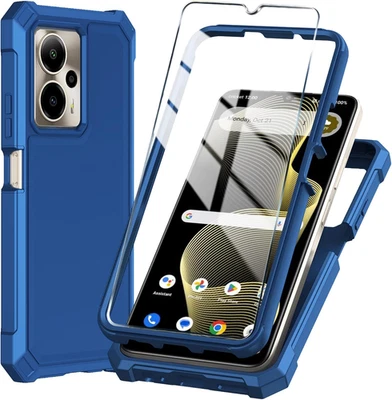 Funda de teléfono Cricket Outlast 5G 2024 - Funda AT&T Motivate Pro 5G con cristal templado Foto 1 de 4