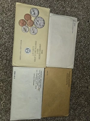 1968 S & D, 1963  P,  1974 S & D, and 1990 D & P United States Mint - Image 1 of 4