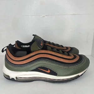 Men’s Nike Air Max 97 Black Olive Sneakers Shoes Size 13 DQ4687-300 Green Brown - Picture 1 of 10