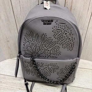 Victoria's Secret Gray Stud City Mini Backpack NWT - Picture 1 of 3