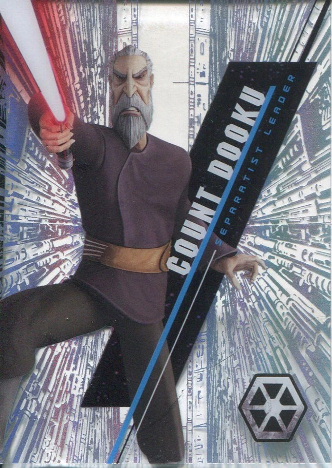 Star Wars 2016 High Tek Pattern 3 Form 1 Base Card SW-49 Count Dooku - Image 1 of 1