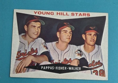1960 Topps #399 Young Hill Stars Milt Pappas  Fisher  J Walker BASEBALL Card 9E - Image 1 of 2