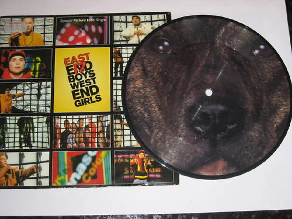 EAST 17 - West End Girls - 1993 German London label picture disc 7" Vinyl Single - Image 1 of 1
