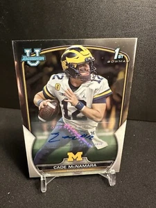 2022 Cade McNamara Bowman University Chrome 1st Autographs #99 - Picture 1 of 2