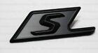 for S AMG Trunk Emblem Matte Black Badge Sticker Decoration Mod C63S E63S G63S