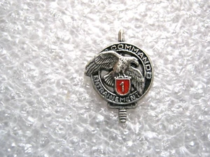 ANCIEN PINS DU BREVET COMMANDO ENTRAINEMENT DU CNEC N°1 MONT LOUIS Y. DELSART - Picture 1 of 2