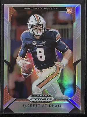 2019 Jarrett Stidham Panini Prizm Draft Picks Silver RC #119 Rookie AUBURN SP - Image 1 of 2
